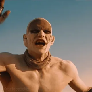 🔥 Nux Mad Max: Fury Road Nux, Mad Max, Fury Road, war boy, action movie, apocalyptic, fan art whatsapp sticker