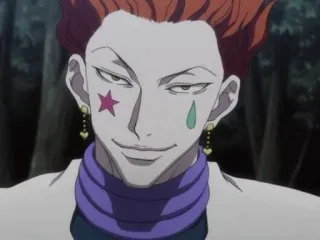 😏 Hisoka Hunter x Hunter Anime, Manga, Villano, HunterxHunter, Payaso whatsapp sticker