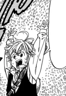 😃 Meliodas Seven Deadly Sins meliodas, seven deadly sins, anime, manga, character, drawing telegram sticker