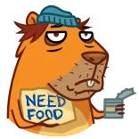 Jonny Сapybara telegram stickers