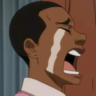 😭 smutny, płaczący, anime, kreskówka, emocjonalny, płaczący telegram sticker