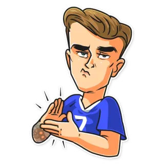 👏 ผู้ชาย, คน, การ์ตูน, ถูมือ, ตัวละคร telegram sticker