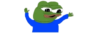 ☘ Pepe the Frog Meme, Pepe, Sapo, Cultura da internet, Desenho animado telegram sticker