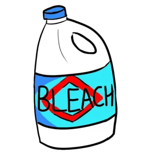 🍶 BLEACH отбеливатель, чистящее средство, бытовой, химия telegram sticker