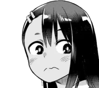 ◾️ Nagatoro Don't Toy with Me, Miss Nagatoro Anime, Manga, Cartoon, Gesichtsausdruck, Teenager, Humor, Nagatoro telegram sticker