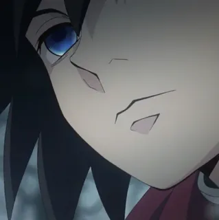 🌊 Giyu Tomioka Demon Slayer アニメ, 鬼滅の刃, 冨岡義勇, 漫画 whatsapp sticker
