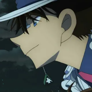 🎭 Kaito Kid Detective Conan anime, manga, Kaito Kid, Detective Conan, character, animated telegram sticker