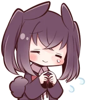 😅 Anime, Cartoon, Hase, Niedlich, Sticker telegram sticker
