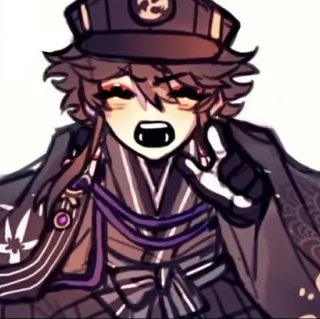 🌟 anime, dibujos animados, personaje, dedo corazón, ofensivo whatsapp sticker
