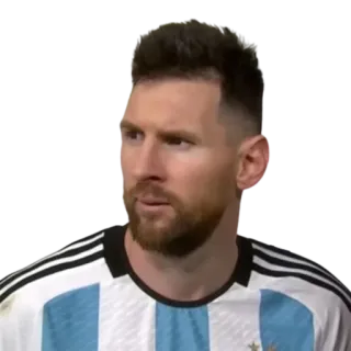 😠 Lionel Messi サッカー, フットボール, アスリート, アルゼンチン, ワールドカップ whatsapp sticker