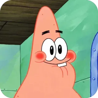 🫥 Patrick Star SpongeBob SquarePants telegram sticker