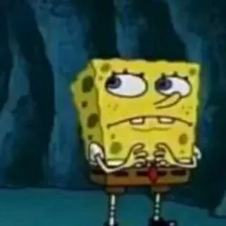 🥢 Spongebob Spongebob, cartoon, meme, funny, spongebob squarepants, nickelodeon whatsapp sticker