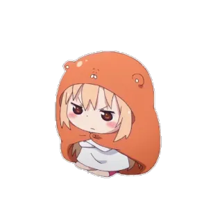 😕 动漫, Q版, 角色, 可爱, 卡通, 插画 whatsapp sticker