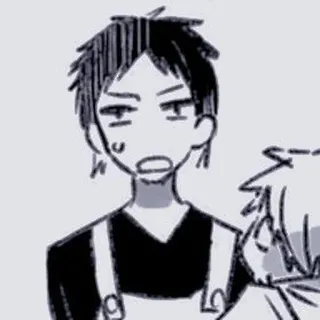 🩸 Anime, Manga, Personnage, Portrait, Art, Dessin telegram sticker