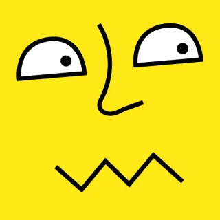 Yellow telegram stickers