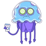 Jellyfish Toni telegram stickers