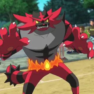 😠 Incineroar Pokemon Pokemon, Incineroar, Fire, Anime telegram sticker