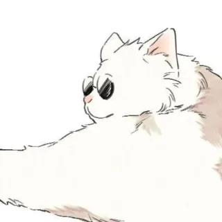 🐈 Katze, Sonnenbrille, cool, Haustier, Tier, Meme telegram sticker