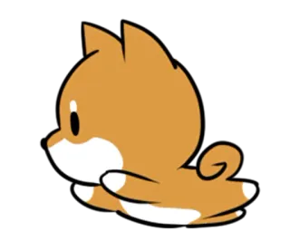 🏃 Hund, Welpe, Cartoon, Tier, Haustier, niedlich whatsapp sticker