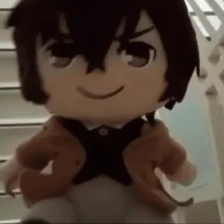 ☠ peluche, anime, personaggio, bambola, giocattolo whatsapp sticker