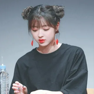 ✨ kobieta, dziewczyna, koreańska, idol, azjatycka, portret, piękno whatsapp sticker