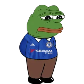 😕 Pepe the Frog YOKOHAMA
TYRES 개구리, 밈, 페페, 슬픈, 첼시 telegram sticker