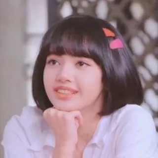 🌼 Lisa женщина, человек, портрет, знаменитость, певица, K-pop telegram sticker