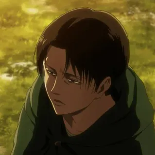 🏹 Levi Ackerman Attack on Titan Anime, Atak Tytanów, Levi Ackerman, Manga, AoT, Levi telegram sticker