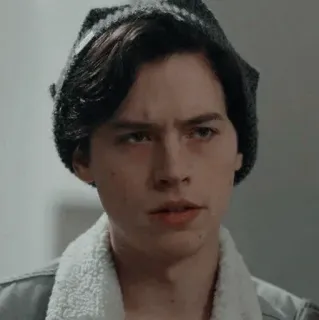 😶 Jughead Jones Riverdale Jughead, Riverdale, Cole Sprouse, dramat młodzieżowy, czapka telegram sticker