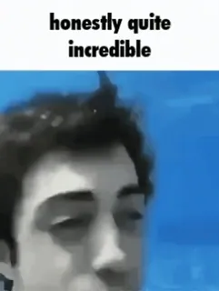 🌟 honestly quite incredible meme, funny, reaction, face, expression whatsapp sticker