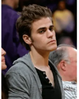 😕 Stefan Salvatore The Vampire Diaries 뱀파이어, 틴 드라마, 초자연, 폴 웨슬리, 살바토레 telegram sticker