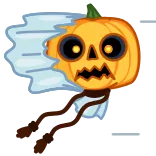 Pumpkin Ghost telegram stickers