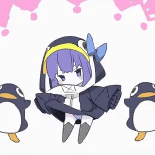🤔 Anime, Pinguin, Cartoon, Niedlich, Charakter telegram sticker