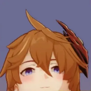 ☺️ Tartaglia Genshin Impact Anime, Videojuego, Genshin Impact, Tartaglia, Personaje whatsapp sticker