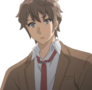 😰 Anime, Junge, Schuluniform, Männlich telegram sticker