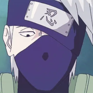 🤨 Kakashi Naruto Anime, Kakashi, Ninja, Manga, Personnage telegram sticker