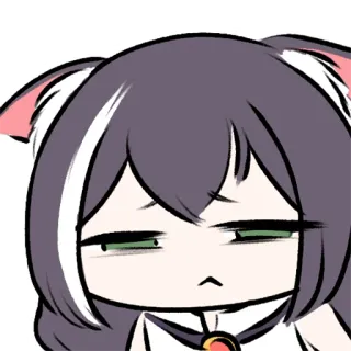 😩 Catgirl, Anime, Manga, Süß, Illustration, Aufkleber whatsapp sticker