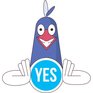 Pigeon telegram stickers