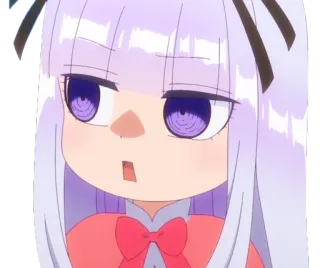 😒 Anime, Kartun, Karakter, Lucu, Chibi whatsapp sticker