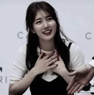 🌫 wanita, orang, aktris, potret, senyum, korea telegram sticker