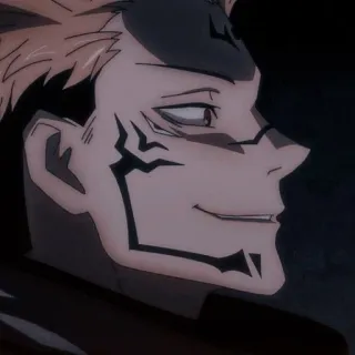 🌟 Ryomen Sukuna Jujutsu Kaisen Anime, Manga, Fluchgeist, Dämon, Sukuna telegram sticker