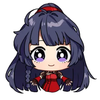🤗 chibi, anime, manga, cute, sticker telegram sticker