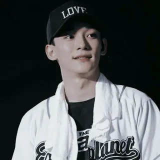 ⛓ LOVE kpop, singer, man, love, hat, exo telegram sticker