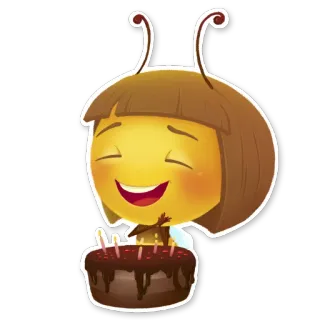 Polly Bee telegram stickers