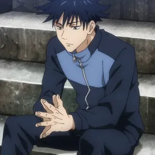 🐺 Megumi Fushiguro Jujutsu Kaisen Anime, Manga, Charakter, Megumi Fushiguro, Jujutsu Kaisen whatsapp sticker