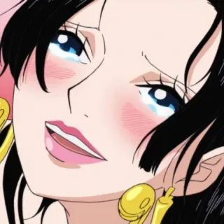 🥰 Boa Hancock One Piece Anime, Mulher, Pirata, Personagem, Bonita telegram sticker