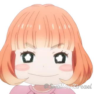 🤩 Anime, Cô gái, Dễ thương, Kawaii, Hoạt hình, Nhãn dán telegram sticker