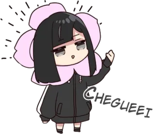 😌 CHEGLIEEI Anime, Flor, Lindo, Dibujos animados, Coreano whatsapp sticker