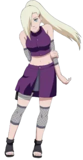 🤙 Ino Yamanaka Naruto anime, female, cartoon, manga, character telegram sticker