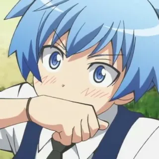 🌀 Nagisa Shiota Assassination Classroom Anime, Mangá, Personagem, Nagisa Shiota, Assassination Classroom whatsapp sticker